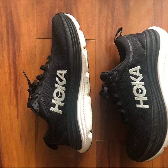 Hoka Womens Gaviota 5 Black Running Shoes - Picture 5 of 11